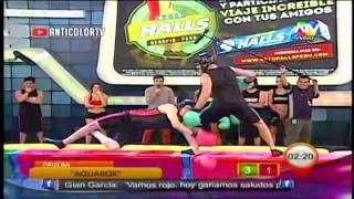 COMBATE Stefano Sufre Caida muy Graciosa en Aquabox