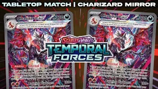 Charizard ex Mirror Tabletop Showdown with Jake Gearhart & Etchy [Temporal Forces 4K]