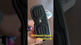RD Bluetooth Speaker With Wireless FM #shorts
