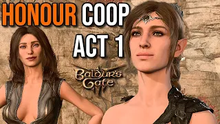 Honour Mode but it's CHAOS - Baldur's Gate 3 ACT 1 CO-OP