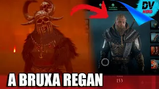 A.C. Valhalla: Derrotando a BRUXA REGAN - Peguei a ROUPA DE THOR - PS4