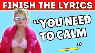 Finish The Lyrics - Most POPULAR Songs ♾ - 2024