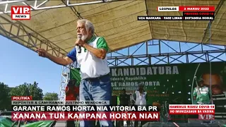 GARANTE HORTA MANAN, XANANA TUN IHA KAMPANA RAMOS HORTA