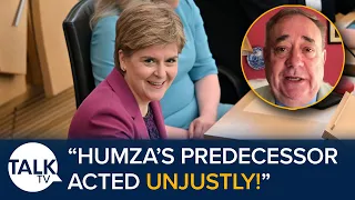 Alex Salmond Talks Humza Yousaf's Backing Of Nicola Sturgeon: "His Predecessor Acted Unjustly"