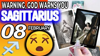 Sagittarius ♐ ❌WARNING❌ GOD WARNS YOU 😨 Horoscope for Today FEBRUARY 8 2023 ♐Sagittarius tarot