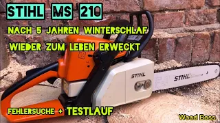 Stihl MS 210 Wiederbelebung 💪. Reinigung und Kraftstoffschlauch tauschen #Stihl #WoodBoss