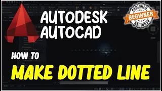 AutoCAD How To Make Dotted Line Tutorial