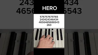 Alan Walker ft. Sasha Alex Sloan - Hero (Piano Tutorial)