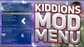 FREE GTA MOD MENU | NEW KIDDIONS MOD MENU | UNDETECTED 2022