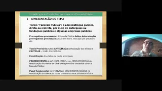 Curso NPJ/UFPA - A Estabilização da Tutela Contra a Fazenda Pública