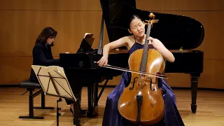 Beethoven Cello Sonata No. 3 in A Major, Op. 69, 1st Movement - Evelyn Joung