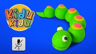 Play doh Caterpillar | Making Things with Play Dough DIY creative ideas for Kids