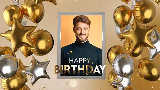 Happy Birthday Golden Style ( After Effects Template ) ★ AE Templates