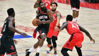 HOUSTON ROCKETS vs TORONTO RAPTORS pre-season game highlights JULY 24 2020