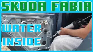 #Tutorial 14: Skoda Fabia 99-07 Front & rear door seal leak fix wet footwell clouded misted windows