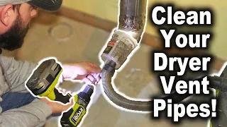 How to SUPER CLEAN Your Dryer and Dryer Vents!