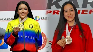 Yorgelis Salazar (VEN) vs Chaimae Hayti (MOR)|Female Kumite -50kg| Karate1 Premier League Rabat 2023