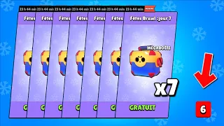 BRAWL STARS - ON OUVRE LES OFFRES DE NOËL X7 !! JOUR7