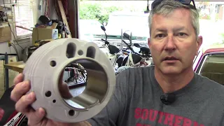 1973 Moto Guzzi Off of the Road for 40 Years Part 8, Piston and Cylinder Assembly