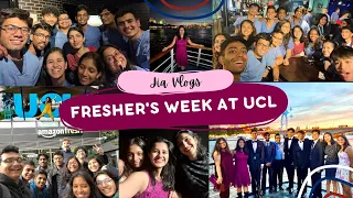 FRESHERS' WEEK AT UCL!!! | FRESHERS' WEEK 2022 | UCL MED FRESHERS' WEEK | Jia Vlogs