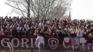 10.Spieltag FSV Zwickau-BFC Dynamo Fangesänge im Block und nach dem Spiel die Manschaft Feiern