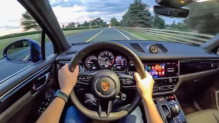 2022 Porsche Macan S - POV Evening Drive (Binaural Audio)