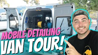 Mobile Car Detailing Set Up - Detailing Van Tour