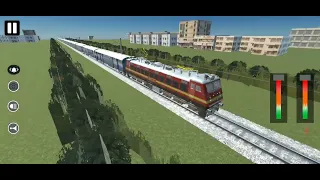 indian railway simulator (part-1) #train #railway (remember: the game over is just a glitch)