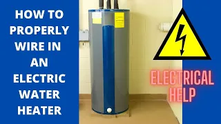 How To Wire A Water Heater To A Disconnect Box