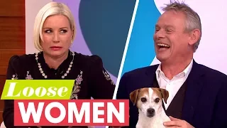 Martin Clunes' Dog Jim Causes Trouble With His Mic! | Loose Women