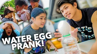 WATER Bottle Egg TikTok PRANK On Family!! | Ranz and Niana