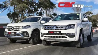 DRAG RACE: Volkswagen Amarok 3,0 V6 4Motion TDI vs Mercedes-Benz X350d 4Matic