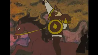 Отрывок из мультфильма "Детство Ратибора" (1973) — Битва росичей с хазарами