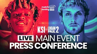 KSI vs. Logan Paul 2 FINAL PRESS CONFERENCE (Official Live Stream)