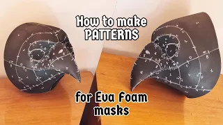 How To Make Patterns For Eva Foam (Bird Of Prey Mask)