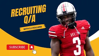 Michigan Football Weekly Recruiting Q/A with EJ Holland - April 10 I #GoBlue