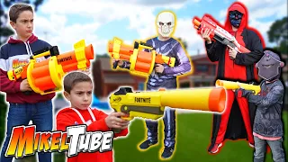 FORTNITE en la vida Real con las Nuevas Nerf en MikelTube