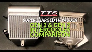 TTS Gen 2 v Gen 3 Hayabusa intercooler comparison
