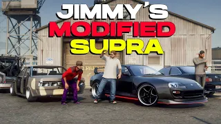 JIMMY'S DREAM COME TRUE | MODIFIED TOYOTA SUPRA MK4 | GANGSTER SERIES | GTA 5 PAKISTAN