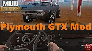 SpinTires Mud Runner: Plymouth GTX Mod! Lifted, Solid Axles, HUGE GRIP + BEST INTERIOR VIEW?