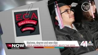Once-homeless KC student graduates with diploma