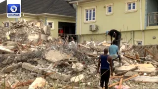 Lagos Govt. Commences Demolition Of Distressed Buildings In Oyingbo Ebute-Metta