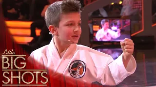 Karate Kid Scares TV Judge Rudy Zerbi | Little Big Shots