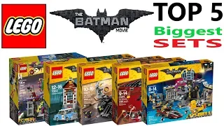 Lego Batman Movie Top 5 Biggest Sets of all Time - Lego Speed Build Review