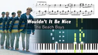 The Beach Boys - Wouldn't It Be Nice - Piano Tutorial + SHEETS