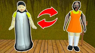 Granny vs *Squid Game* (오징어 게임) - funny horror animation (30 minutes with Granny)