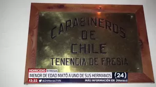 Niño de 15 años asesinó a su hermana con un hacha tras pelea familiar | 24 Horas TVN Chile