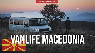 Navigating Macedonia's Mountain Roads 🇲🇰 | Vanlife Europe