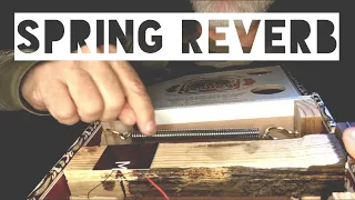 Cigar Box Guitar - Internal Spring Reverb