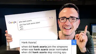 The Simpsons’ Hank Azaria Answers the Web's Most Searched Questions | WIRED